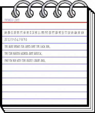 PapaKilo Light animated font preview