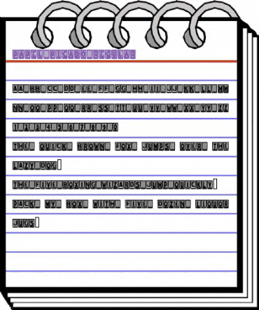 papel picado Regular animated font preview