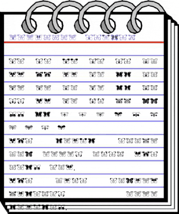 Papillon Becker Normal animated font preview