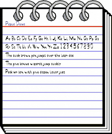 Papua Demo Regular animated font preview Papua Demo Regular animated font preview
