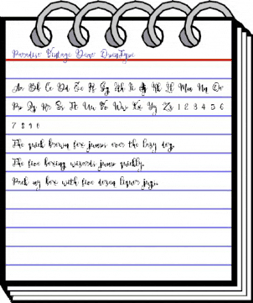 Paradiso Vintage Demo Regular animated font preview Paradiso Vintage Demo Regular animated font preview