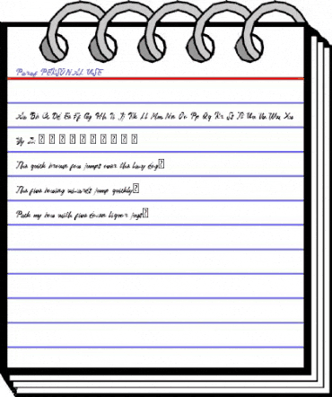 Paraf Regular animated font preview