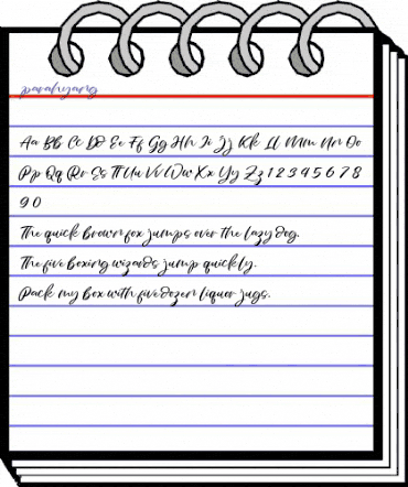 parahyang Regular animated font preview parahyang Regular animated font preview