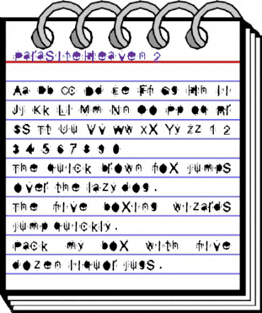 ParasiteHeaven Regular animated font preview ParasiteHeaven Regular animated font preview