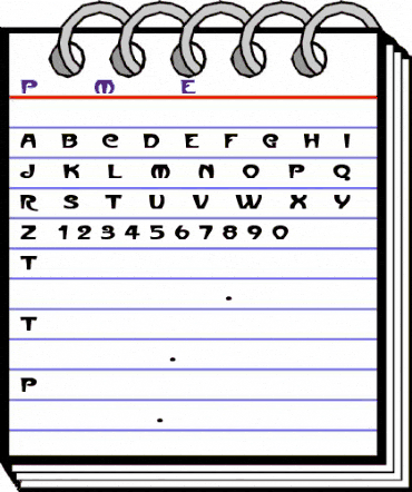 ParisMetro Ex Regular animated font preview