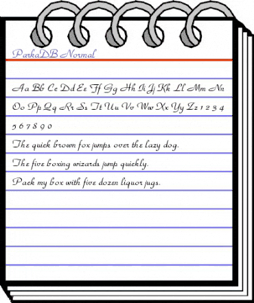 ParkaDB Normal animated font preview ParkaDB Normal animated font preview