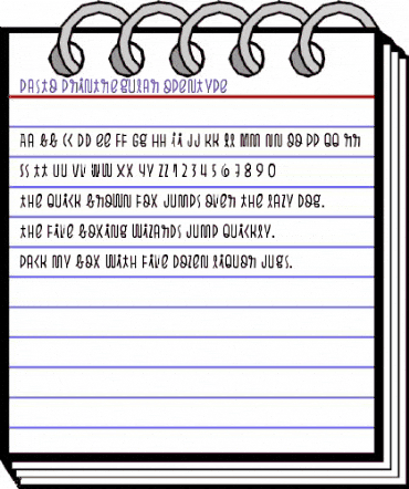 Pasto Print Regular animated font preview