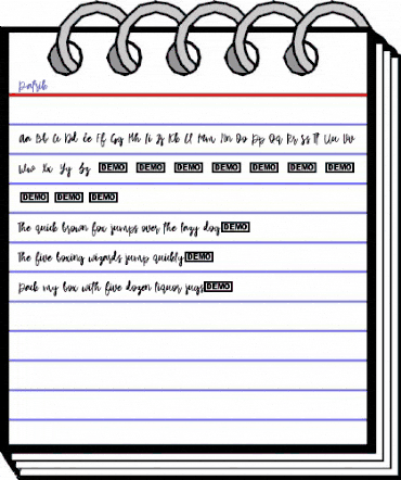 Patrik Regular animated font preview Patrik Regular animated font preview