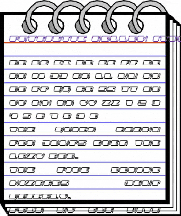 Patriotic Hollow Italic animated font preview Patriotic Hollow Italic animated font preview