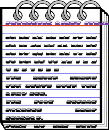 Patriotic Light Italic animated font preview