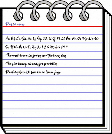 Patterning Regular animated font preview Patterning Regular animated font preview