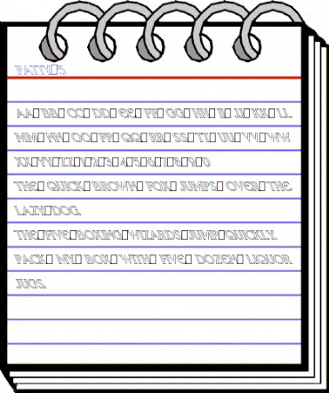 Patty 5 Regular animated font preview