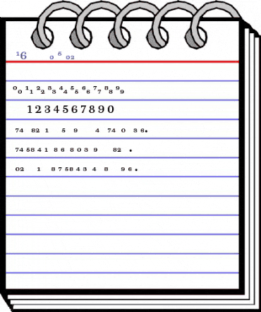 PB6TTP-RomanFrac Regular animated font preview