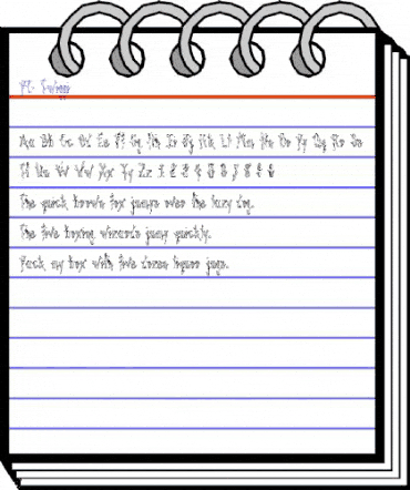 PC Twiggi Regular animated font preview