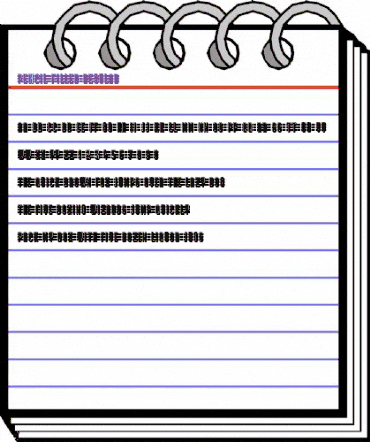 Pencil Filled Regular animated font preview