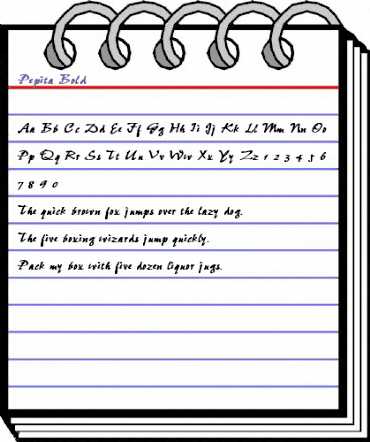 Pepita Bold Bold animated font preview Pepita Bold Bold animated font preview