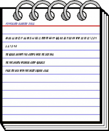 Pepperland Academy Italic Italic animated font preview Pepperland Academy Italic Italic animated font preview