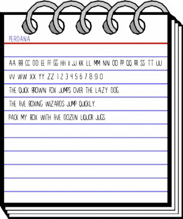 Perdana Regular animated font preview Perdana Regular animated font preview