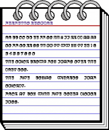 Perfetto Regular animated font preview Perfetto Regular animated font preview