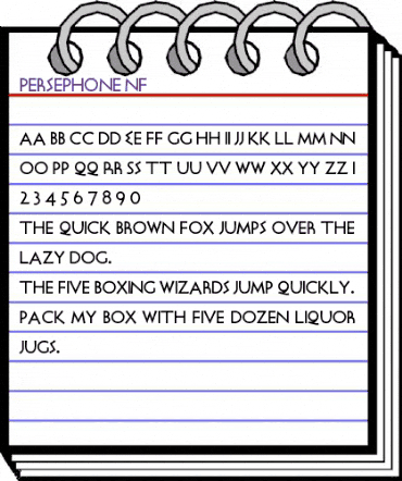 Persephone NF Regular animated font preview Persephone NF Regular animated font preview