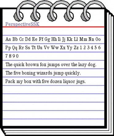 PerspectiveSSK Regular animated font preview PerspectiveSSK Regular animated font preview