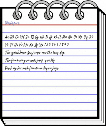 Pestapora Regular animated font preview Pestapora Regular animated font preview