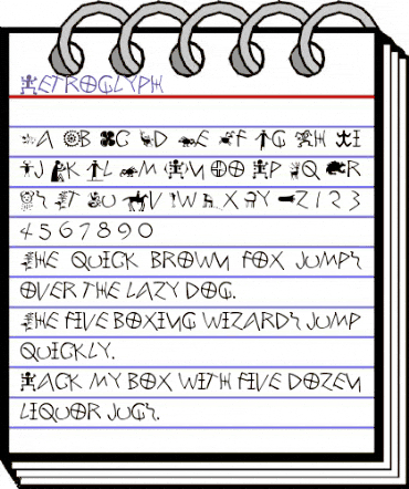 Petroglyph Regular animated font preview Petroglyph Regular animated font preview