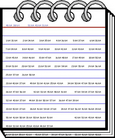 pf_64ths Regular animated font preview pf_64ths Regular animated font preview