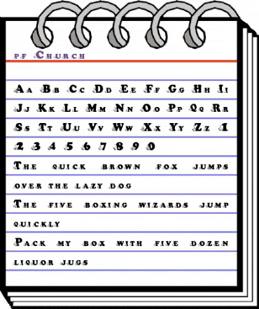 pf_Church Regular animated font preview pf_Church Regular animated font preview