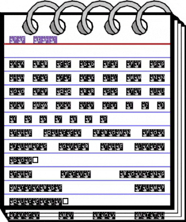 pf_dh1 Regular animated font preview