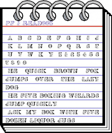 pf_i_read003 Regular animated font preview