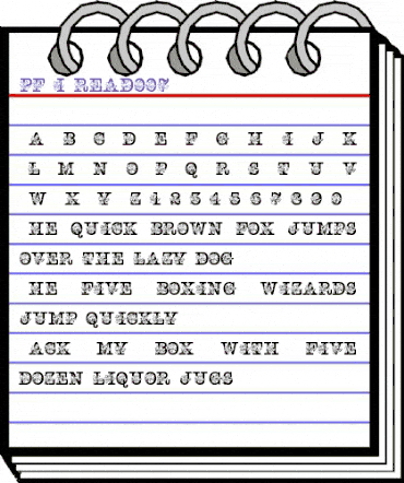 pf_i_read007 Regular animated font preview pf_i_read007 Regular animated font preview