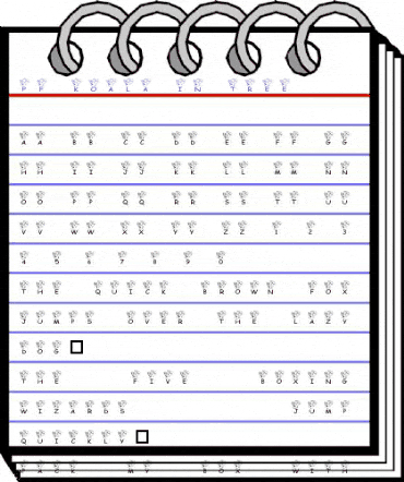 pf_koala in tree Regular animated font preview