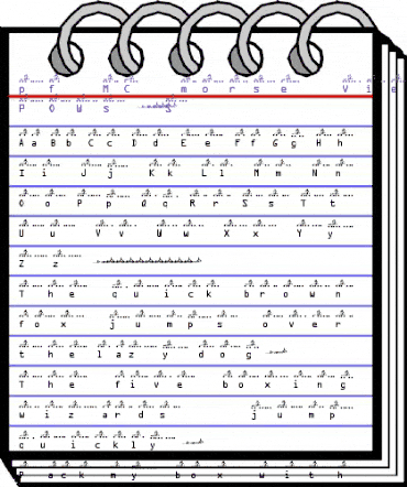 pf_MC morse_Vietnam_POWs_1965 S Regular animated font preview pf_MC morse_Vietnam_POWs_1965 S Regular animated font preview