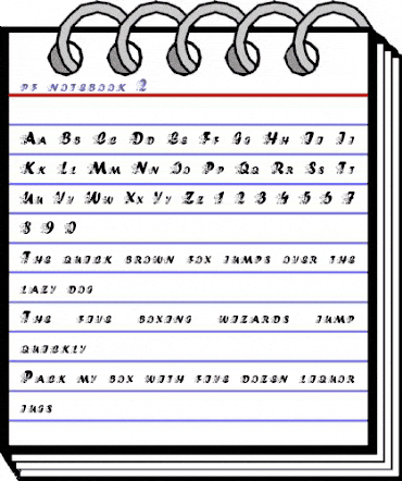 pf_notebook-2 Regular animated font preview