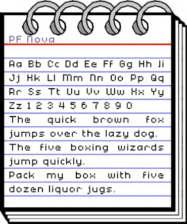 PF Nova Regular animated font preview PF Nova Regular animated font preview