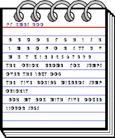 pf_xmas_roo Regular animated font preview