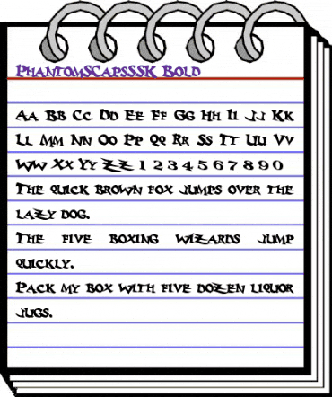 PhantomSCapsSSK Bold animated font preview PhantomSCapsSSK Bold animated font preview