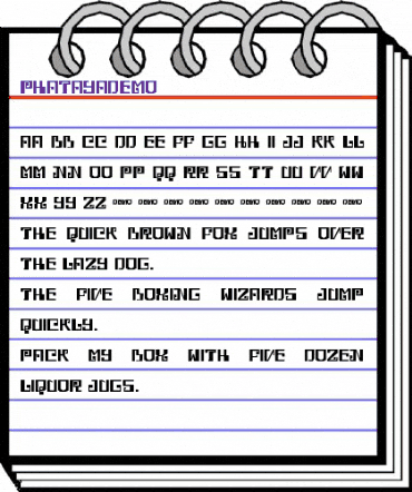 Phataya demo Regular animated font preview Phataya demo Regular animated font preview