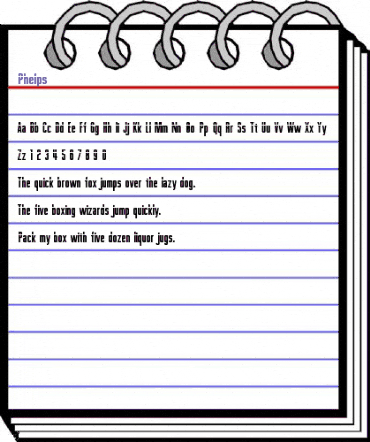 Phelps Regular animated font preview