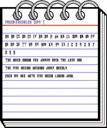 phoenix regular Regular animated font preview phoenix regular Regular animated font preview