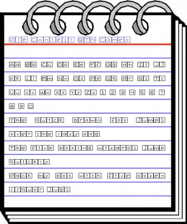 Pie Contest BTN Cameo Regular animated font preview Pie Contest BTN Cameo Regular animated font preview