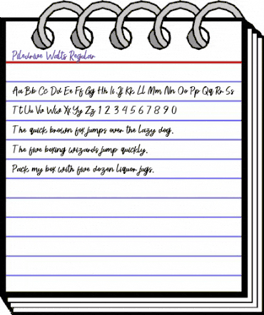 Piledrive Walts Regular animated font preview