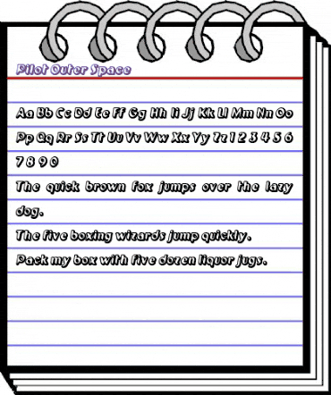 Pilot Outer Space animated font preview Pilot Outer Space animated font preview