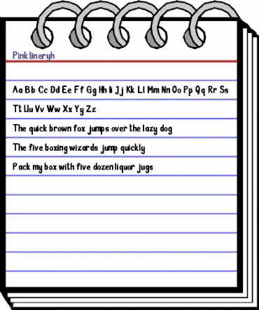 Pinklineryh Regular animated font preview Pinklineryh Regular animated font preview