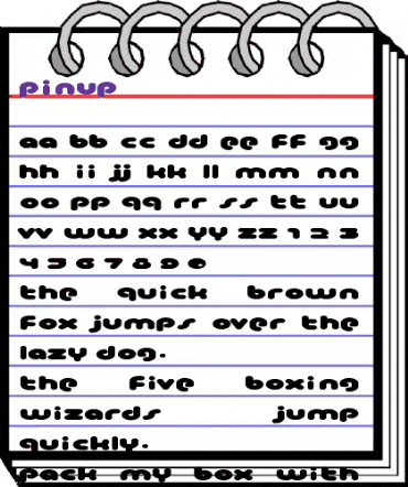 Pinup Regular animated font preview Pinup Regular animated font preview