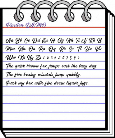Pipetton DEMO Regular animated font preview Pipetton DEMO Regular animated font preview