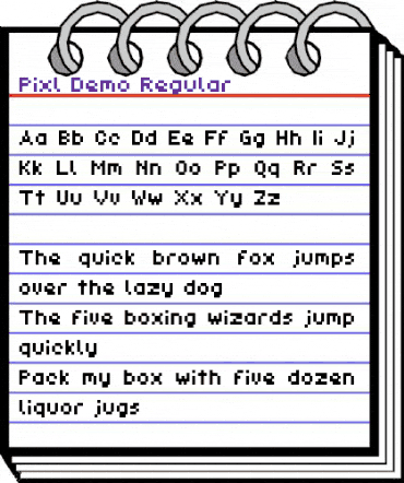 Pixl_Demo Regular animated font preview Pixl_Demo Regular animated font preview