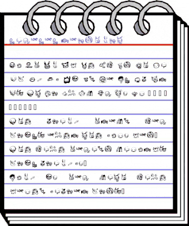 pixopop roughcut Regular animated font preview