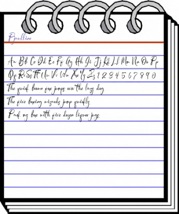 Pjaulline Regular animated font preview Pjaulline Regular animated font preview